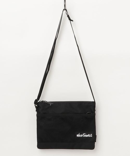 WILD THINGS(ワイルドシングス)の「WILD THINGS / ワイルドシングス SACOCHE SHOULDER(ショルダーバッグ・メンズ・ホワイト/ブラック/ベージュ/パープル/カーキ/オレンジ・FREE)」の3枚目の写真
