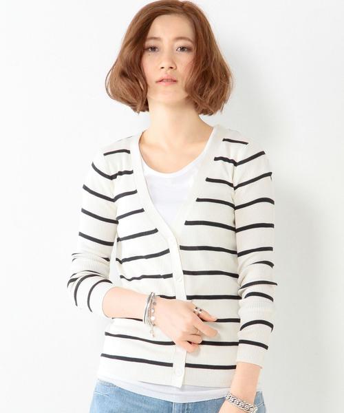 UNITED ARROWS（ユナイテッドアローズ）の「○UAB シルクリブVネック カーディガン◆（カーディガン/ボレロ・レディース・ホワイト/ブラック/ライトグレー/ベージュ/ネイビー/ワインレッド/ピンク/その他1/ライトピンク/その他4/その他5・38/40）」の10枚目の写真