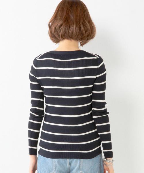 UNITED ARROWS（ユナイテッドアローズ）の「○UAB シルクリブVネック カーディガン◆（カーディガン/ボレロ・レディース・ホワイト/ブラック/ライトグレー/ベージュ/ネイビー/ワインレッド/ピンク/その他1/ライトピンク/その他4/その他5・38/40）」の19枚目の写真