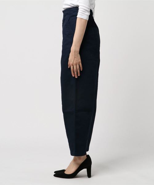 MERLOT（メルロー）の「コットンツイルミリタリーパンツ003-7527（カーゴパンツ・レディース・ベージュ/ピンク/カーキ/ネイビー/ブラック・FREE）」の7枚目の写真