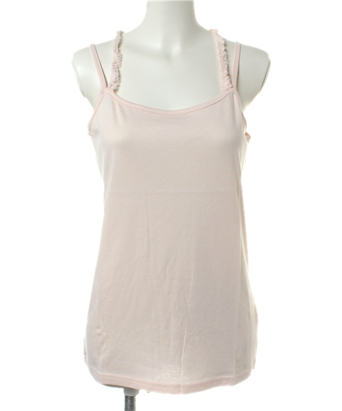 earth music&ecology（アースミュージックアンドエコロジー）の「Holter Frill/CM（キャミソール・レディース・ライトピンク/ライトイエロー/ミント/ライトグレー/オフホワイト/ネイビー・MEDIUM/SMALL）」の6枚目の写真