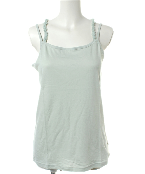 earth music&ecology（アースミュージックアンドエコロジー）の「Holter Frill/CM（キャミソール・レディース・ライトピンク/ライトイエロー/ミント/ライトグレー/オフホワイト/ネイビー・MEDIUM/SMALL）」の4枚目の写真