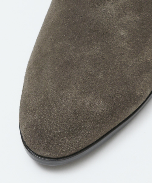 PICHE ABAHOUSE（ピシェ アバハウス）の「【晴雨兼用】Wジップショートブーツ（ブーツ・レディース・ブラック/グレー/ダークブラウン・34/35/36/37/38/39/40）」の10枚目の写真