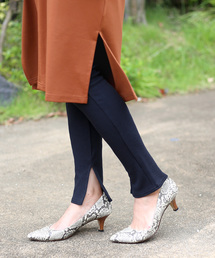 Bou Jeloud | ≪2018AW新作≫【ＷＥＢ限定】オールシーズン使える◇ワッフルスリットレギンス(レギンス/スパッツ)