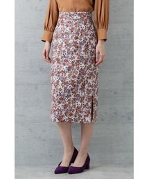 NATURAL BEAUTY BASIC | フラワージャガードスカート(スカート)