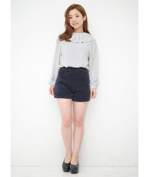 Kastane（カスタネ）の「カットコーデュロイPT（その他パンツ・レディース・オフホワイト/グリーン/その他8/ネイビー・FREE）」の18枚目の写真