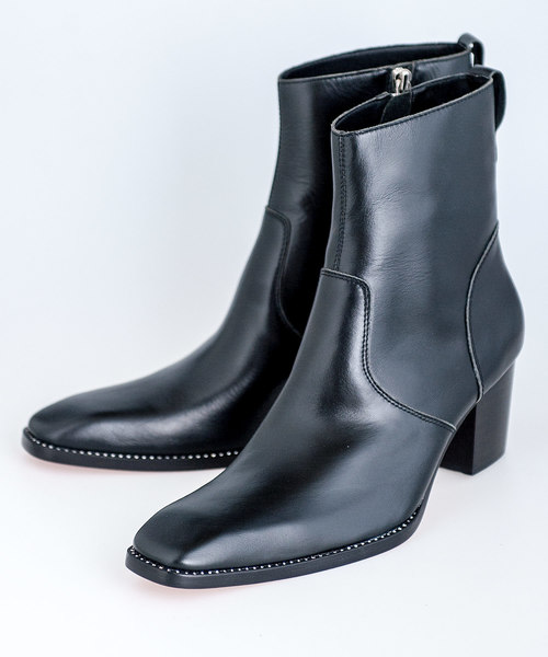 Buffalo Bobs（バッファローボブズ）の「ZIGGY-SMOOTH W/RHINESTONE(ジギースムース ラインストーン）カウレザー ラインストーン ヒールブーツ（ブーツ・メンズ・ブラック・41/43）」の10枚目の写真