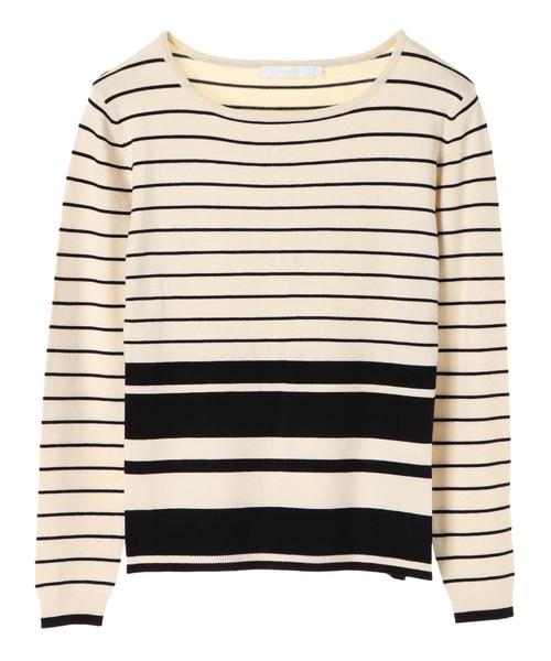 AMERICAN HOLIC(アメリカンホリック)の「ボートネックプルオーバー *(ニット/セーター・レディース・ブラック/ネイビー/オフホワイト/カーキ/杢グレー/その他7/ホワイト系その他4/ブルー系その他2・M/L)」の11枚目の写真