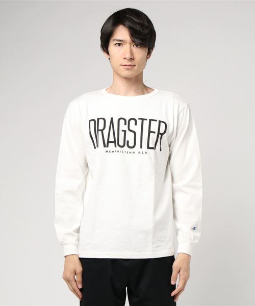 Champion(チャンピオン)の「【Champion/チャンピオン】メンズ Tシャツ ロングスリーブTシャツ(Tシャツ/カットソー・メンズ・グレー/ブラック/ネイビー/オフホワイト/ダークグリーン・LARGE/MEDIUM/X-LARGE)」の1枚目の写真
