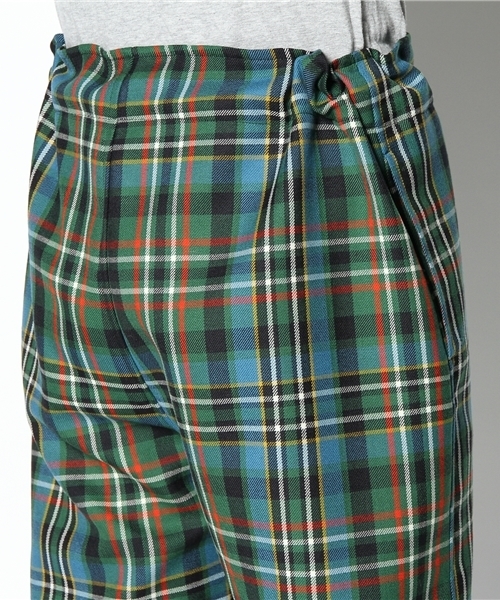 BEAMS BOY（ビームスボーイ）の「□BEAMS BOY / タータンチェックイージーパンツ **（その他パンツ・レディース・グレー/グリーン/ライトブルー/ネイビー・ONE SIZE）」の11枚目の写真