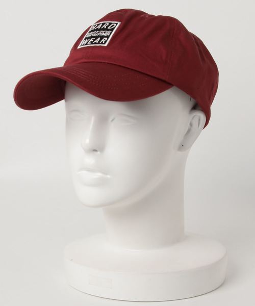 STYLEBLOCK（スタイルブロック）の「コットンツイルワッペン付きレトロベースボールキャップ（キャップ・メンズ・ブラック/キャメル/ワイン・FREE）」の2枚目の写真