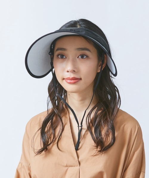 milsa（ミルサ）の「LM リボン美人バイザー（サンバイザー・レディース・ブラック/ベージュ/ブラウン/ナチュラル・FREE）」の19枚目の写真