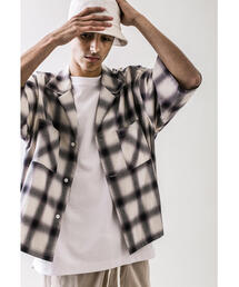 MONKEY TIME | ＜monkey time＞ CHECK CROPPED OPEN SHT/クロップドシャツ(シャツ/ブラウス)