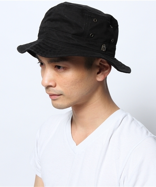 CPH（シーピーエイチ）の「C-PLUS HEAD WEARS(シープラスヘッドウェアーズ) アーミーハット（ハット・メンズ・ブラック/ベージュ・FREE）」の3枚目の写真