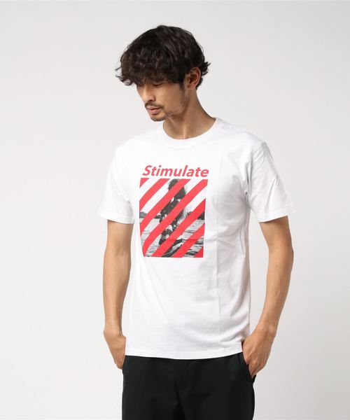 Blue Standard （ブルースタンダード）の「【BLUE STANDARD】プリントＴシャツ　グラフィック（Tシャツ/カットソー・メンズ・ホワイト/ブラック/ネイビー/グレー/その他1/ホワイト系その他/その他2・MEDIUM/LARGE/X-LARGE）」の6枚目の写真