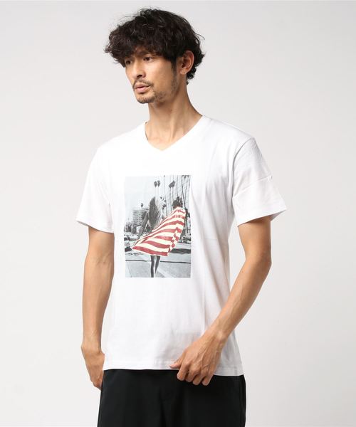 Blue Standard （ブルースタンダード）の「【BLUE STANDARD】プリントＴシャツ　グラフィック（Tシャツ/カットソー・メンズ・ホワイト/ブラック/ネイビー/グレー/その他1/ホワイト系その他/その他2・MEDIUM/LARGE/X-LARGE）」の7枚目の写真