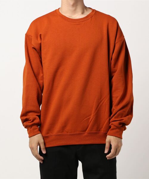 THISIS（ディスイズ）の「スウェットシャツ（スウェット・メンズ・ホワイト/ブラック/ネイビー/杢グレー/オリーブ/サックスブルー/サンドベージュ/パープル/オレンジ・SMALL/MEDIUM/LARGE/X-LARGE）」の9枚目の写真