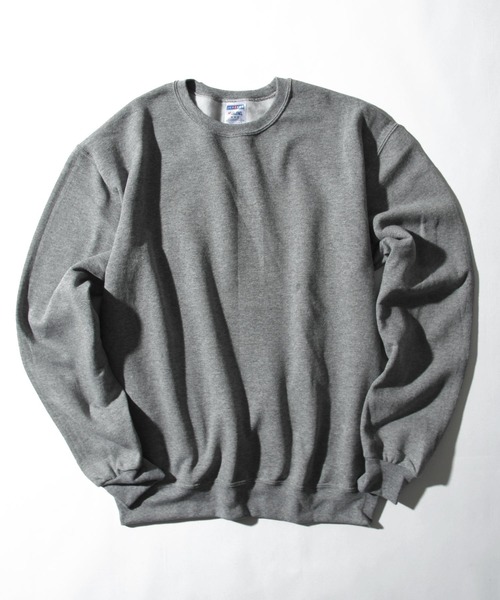 THISIS（ディスイズ）の「スウェットシャツ（スウェット・メンズ・ホワイト/ブラック/ネイビー/杢グレー/オリーブ/サックスブルー/サンドベージュ/パープル/オレンジ・SMALL/MEDIUM/LARGE/X-LARGE）」の3枚目の写真