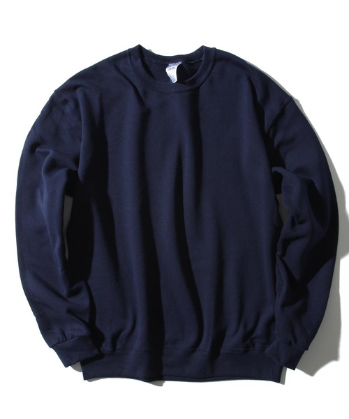 THISIS（ディスイズ）の「スウェットシャツ（スウェット・メンズ・ホワイト/ブラック/ネイビー/杢グレー/オリーブ/サックスブルー/サンドベージュ/パープル/オレンジ・SMALL/MEDIUM/LARGE/X-LARGE）」の6枚目の写真