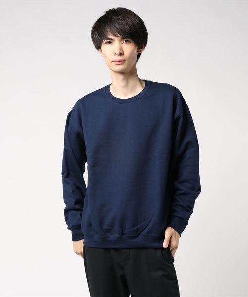 THISIS（ディスイズ）の「スウェットシャツ（スウェット・メンズ・ホワイト/ブラック/ネイビー/杢グレー/オリーブ/サックスブルー/サンドベージュ/パープル/オレンジ・SMALL/MEDIUM/LARGE/X-LARGE）」の15枚目の写真