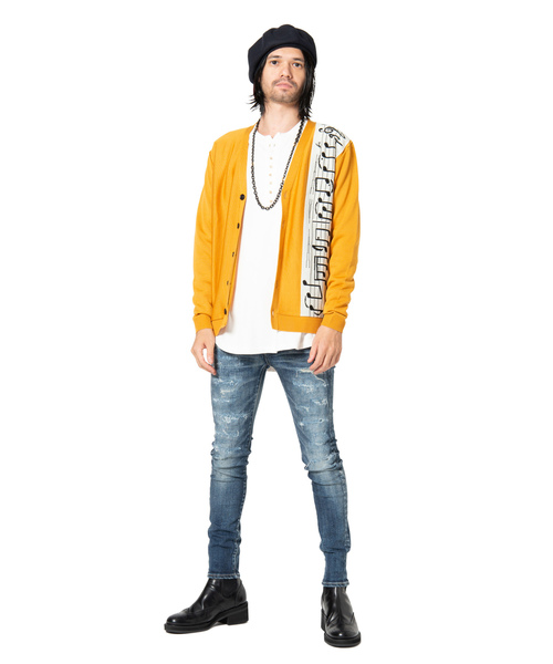 glamb（グラム）の「Stefan cardigan / ステファンカーディガン（カーディガン/ボレロ・メンズ・ブラック/マスタード/レッド・0/1/2/3/4）」の10枚目の写真