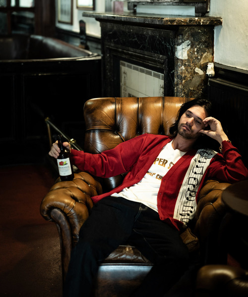 glamb（グラム）の「Stefan cardigan / ステファンカーディガン（カーディガン/ボレロ・メンズ・ブラック/マスタード/レッド・0/1/2/3/4）」の9枚目の写真