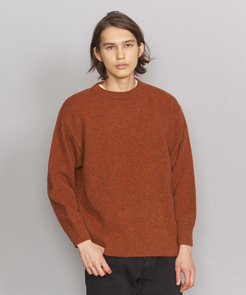 BEAUTY&YOUTH UNITED ARROWS(ビューティーアンドユースユナイテッドアローズ)の「<ROBERT MACKIE> S/KNIT/ニット(ニット/セーター・メンズ・ブラウン/オレンジ系その他/ライトグレー・LARGE/MEDIUM)」の3枚目の写真