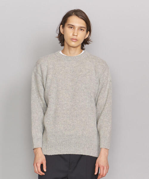 BEAUTY&YOUTH UNITED ARROWS(ビューティーアンドユースユナイテッドアローズ)の「<ROBERT MACKIE> S/KNIT/ニット(ニット/セーター・メンズ・ブラウン/オレンジ系その他/ライトグレー・LARGE/MEDIUM)」の2枚目の写真