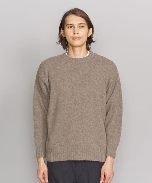 BEAUTY&YOUTH UNITED ARROWS(ビューティーアンドユースユナイテッドアローズ)の「<ROBERT MACKIE> S/KNIT/ニット(ニット/セーター・メンズ・ブラウン/オレンジ系その他/ライトグレー・LARGE/MEDIUM)」の20枚目の写真