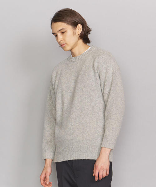 BEAUTY&YOUTH UNITED ARROWS(ビューティーアンドユースユナイテッドアローズ)の「<ROBERT MACKIE> S/KNIT/ニット(ニット/セーター・メンズ・ブラウン/オレンジ系その他/ライトグレー・LARGE/MEDIUM)」の10枚目の写真