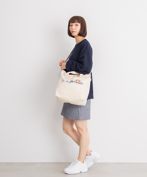 PEANUTS(ピーナッツ)の「【エレッセ×スヌーピー】キャンバス ショルダー トートバッグ PN3106(トートバッグ・レディース・ブラック/オフホワイト・FREE)」の14枚目の写真