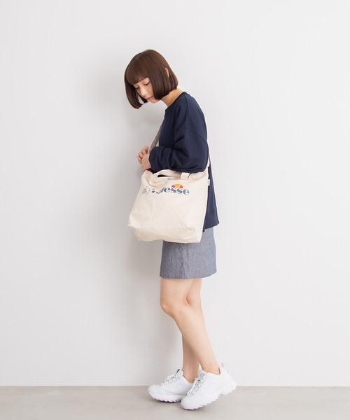 PEANUTS(ピーナッツ)の「【エレッセ×スヌーピー】キャンバス ショルダー トートバッグ PN3106(トートバッグ・レディース・ブラック/オフホワイト・FREE)」の15枚目の写真