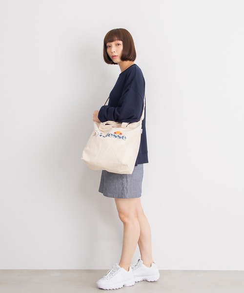 PEANUTS(ピーナッツ)の「【エレッセ×スヌーピー】キャンバス ショルダー トートバッグ PN3106(トートバッグ・レディース・ブラック/オフホワイト・FREE)」の16枚目の写真
