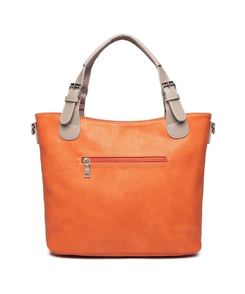 GUSCIO(グッシオ)の「【グッシオベーシック】 ダブルステッチファスナー A42WAYトートバッグ(トートバッグ・レディース・グレー/オレンジ/ブラック/ブルー/グリーン・FREE)」の7枚目の写真