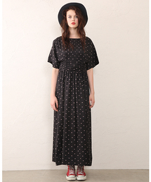 mystic | リーフプリントマキシワンピース(ワンピース)