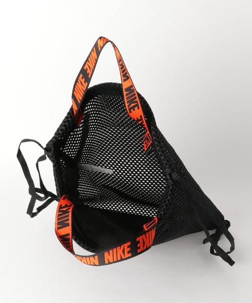 美品 ナイキ エッセンシャル ジムサック ナップサック メッシュ 黒 ブラック NIKE（ナイキ）の「[ ナイキ ] SC NIKE ナイキ スポーツウェア