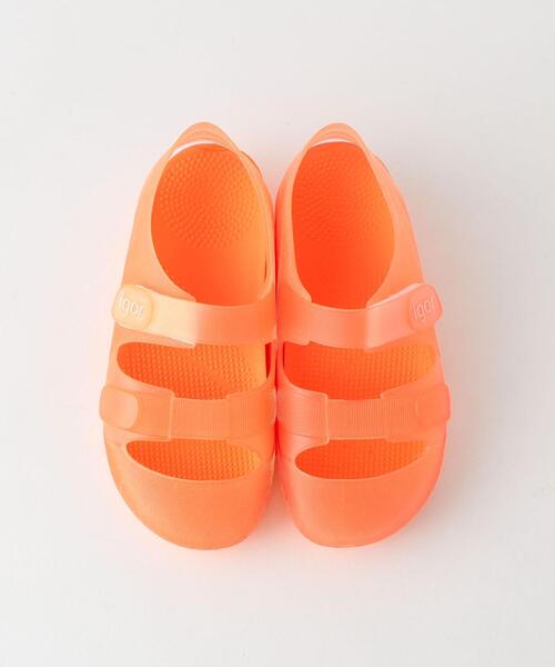 igor（イゴール）の「◆igor（イゴール）BONDI 14cm-16cm（サンダル・キッズ・オレンジ/ライトピンク/ダークグレー/ベージュ/オリーブ/ライム/ライラック・16cm/14cm/15cm/14.5cm）」の7枚目の写真