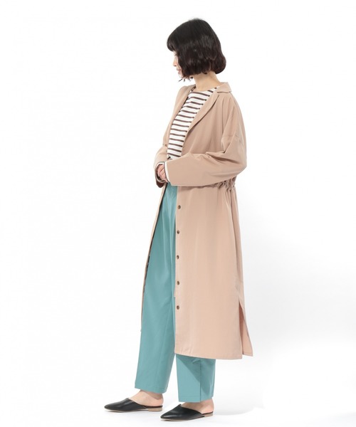 LAKOLE（ラコレ）の「サイドスリットストレートパンツ / LAKOLE（その他パンツ・レディース・ライトグリーン/ブラウン系その他/ライトイエロー・SMALL/MEDIUM）」の8枚目の写真