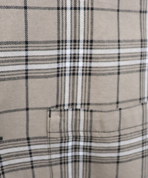 Confirm（コンファーム）の「Confirm / コンファーム ツイルチェックガウン（その他アウター・メンズ・ブラック/ベージュ/ブラウン/レッド・M/L）」の6枚目の写真