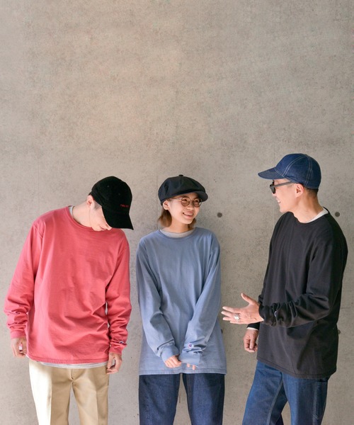 Champion(チャンピオン)の「Champion チャンピオン コットン Tシャツ ロングスリーブ【S-CD200】(Tシャツ/カットソー・メンズ・ライトグレー/ブラック/ライトピンク/ライトブルー/ライトグリーン/ネイビー・M/XL/S/L)」の7枚目の写真