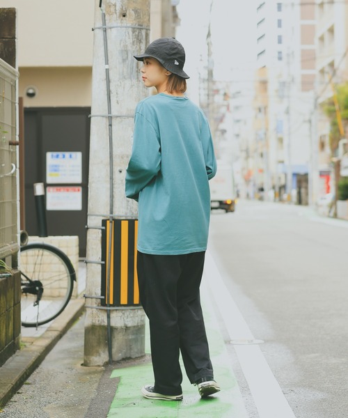 Champion(チャンピオン)の「Champion チャンピオン コットン Tシャツ ロングスリーブ【S-CD200】(Tシャツ/カットソー・メンズ・ライトグレー/ブラック/ライトピンク/ライトブルー/ライトグリーン/ネイビー・M/XL/S/L)」の16枚目の写真