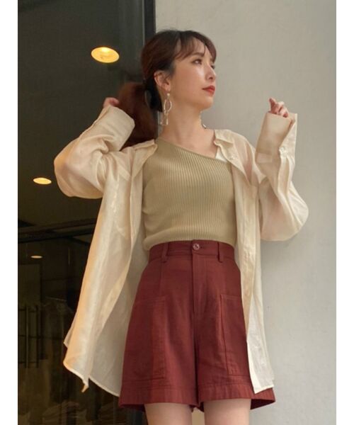 MURUA(�����[�A)�̃I�[�o�[�V�A�[�V���c�y�V�A�[�f��+�s�X�^�`�I�J���[�z�y�V�[�X���[�u���E�X�z(�V���c/�u���E�X)