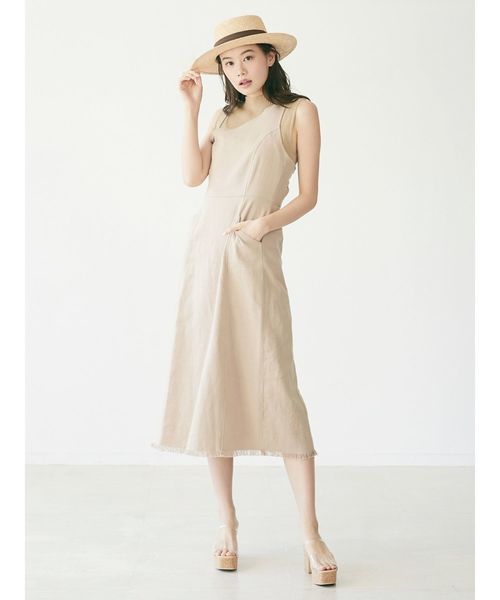 dazzlin（ダズリン）の「サマーウェッジサンダル（サンダル・レディース・ベージュ/オフホワイト/クリア・MEDIUM/LARGE）」の19枚目の写真