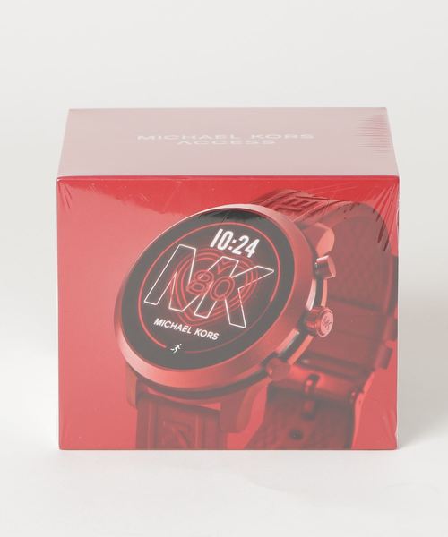 MICHAEL KORS MKT5073 赤色 スマートウォッチ MICHAEL KORS Access MKGO Red Tone and Silicone Smartwatch