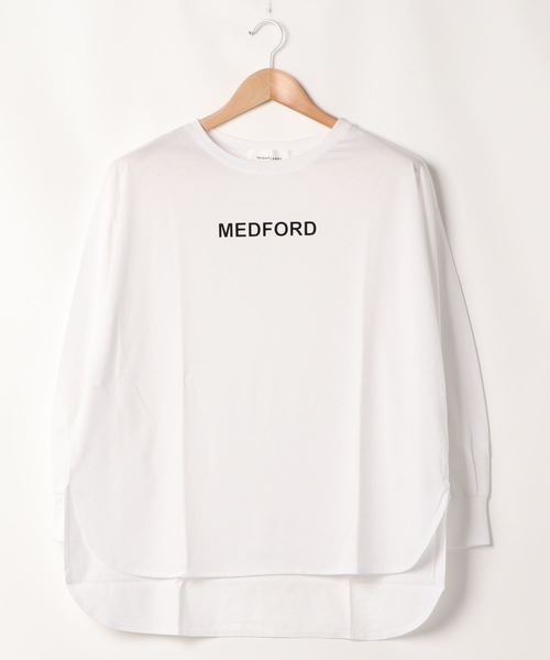 INTERPLANET（インタープラネット）の「フロッキーロゴプリントＴ（Tシャツ/カットソー・レディース・ブラック/オフホワイト/モカ・FREE）」の2枚目の写真