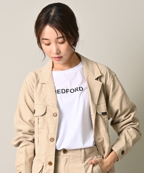 INTERPLANET（インタープラネット）の「フロッキーロゴプリントＴ（Tシャツ/カットソー・レディース・ブラック/オフホワイト/モカ・FREE）」の6枚目の写真