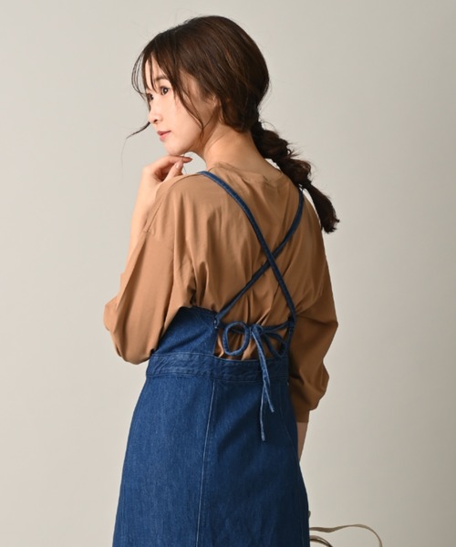 INTERPLANET（インタープラネット）の「フロッキーロゴプリントＴ（Tシャツ/カットソー・レディース・ブラック/オフホワイト/モカ・FREE）」の9枚目の写真