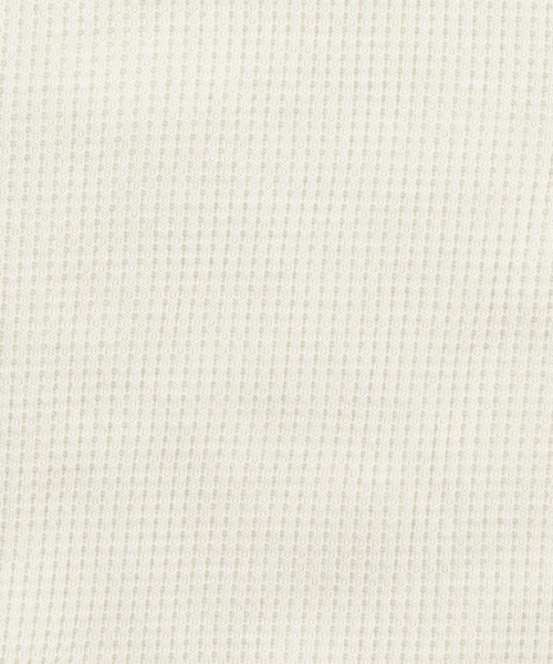 Ressaca(レサーカ)の「ワッフル クルー長袖カットソー ZIPポケット付き(Tシャツ/カットソー・メンズ・アイボリー/ベージュ/グレー/モカ/カーキ/ブラック・M/L/XL)」の14枚目の写真