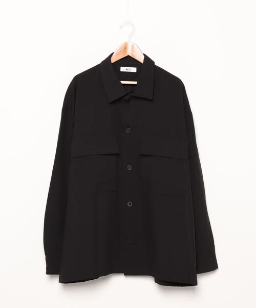 WEGO（ウィゴー）の「WEGO/イージーケアCPOシャツ（シャツ/ブラウス・メンズ・ブラック/ダークグリーン/ブラウン/ベージュ・LARGE/MEDIUM/SMALL）」の10枚目の写真