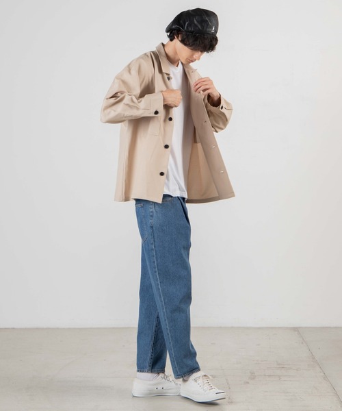 WEGO（ウィゴー）の「WEGO/イージーケアCPOシャツ（シャツ/ブラウス・メンズ・ブラック/ダークグリーン/ブラウン/ベージュ・LARGE/MEDIUM/SMALL）」の18枚目の写真